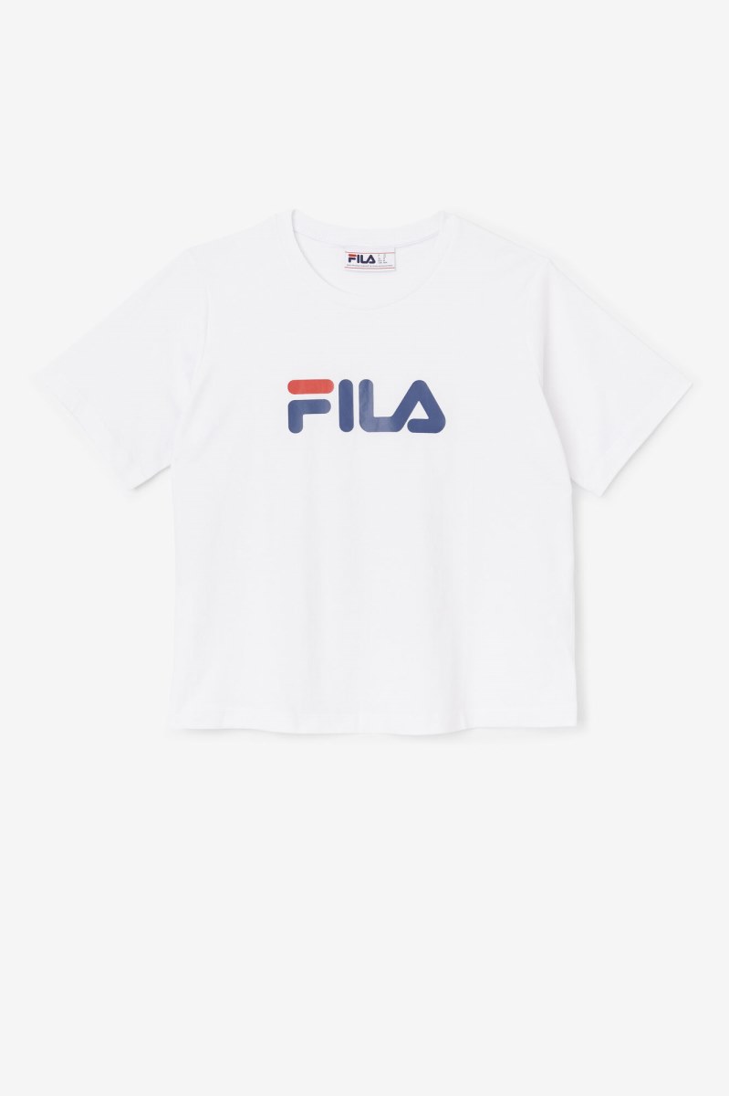 Fila Thea Tee T Shirts Dame Hvide | 642-GKQONC