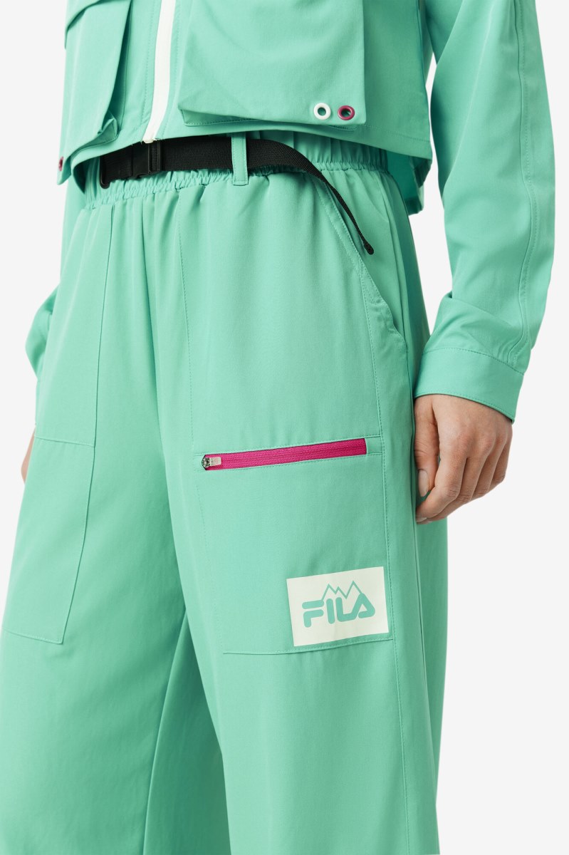 Fila Ulani Joggers Dame Blå Grøn | 542-OCRFHU