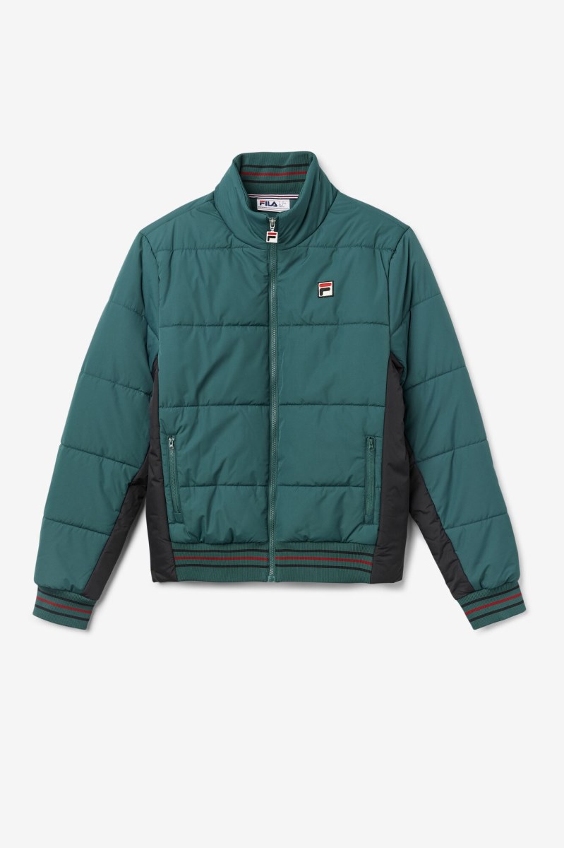 Fila Watson Puffer Jakke Herre Sort | 987-FLSWAK