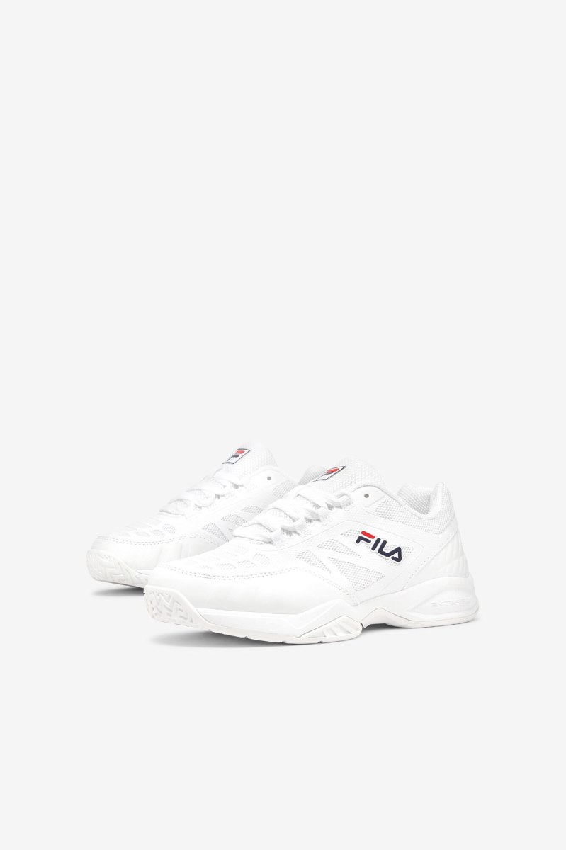 Fila axilus jr Tennissko Børn Hvide | 013-SQDPKN