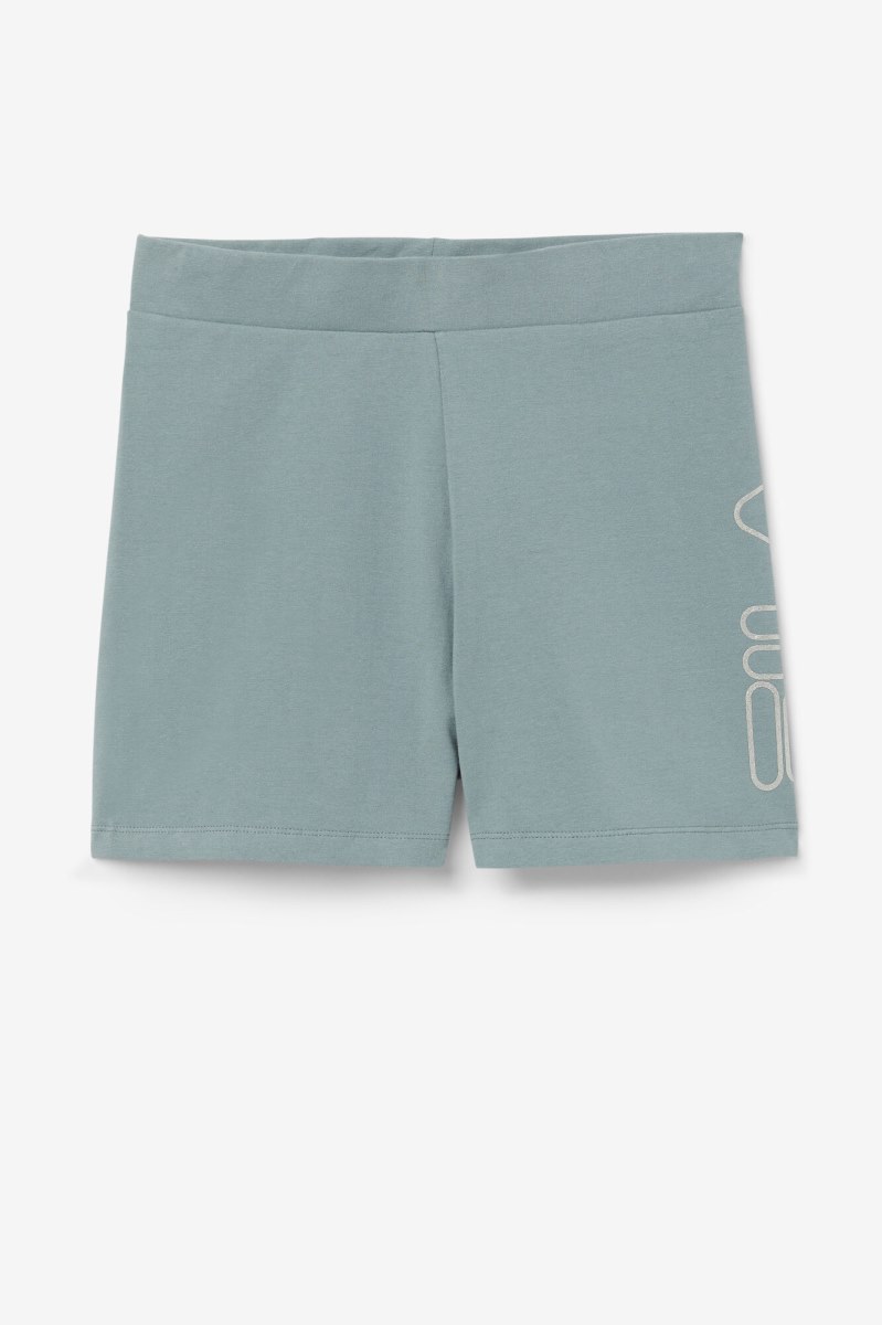 Fila beatriz high waist Shorts Dame Sølv | 284-LQPSUB