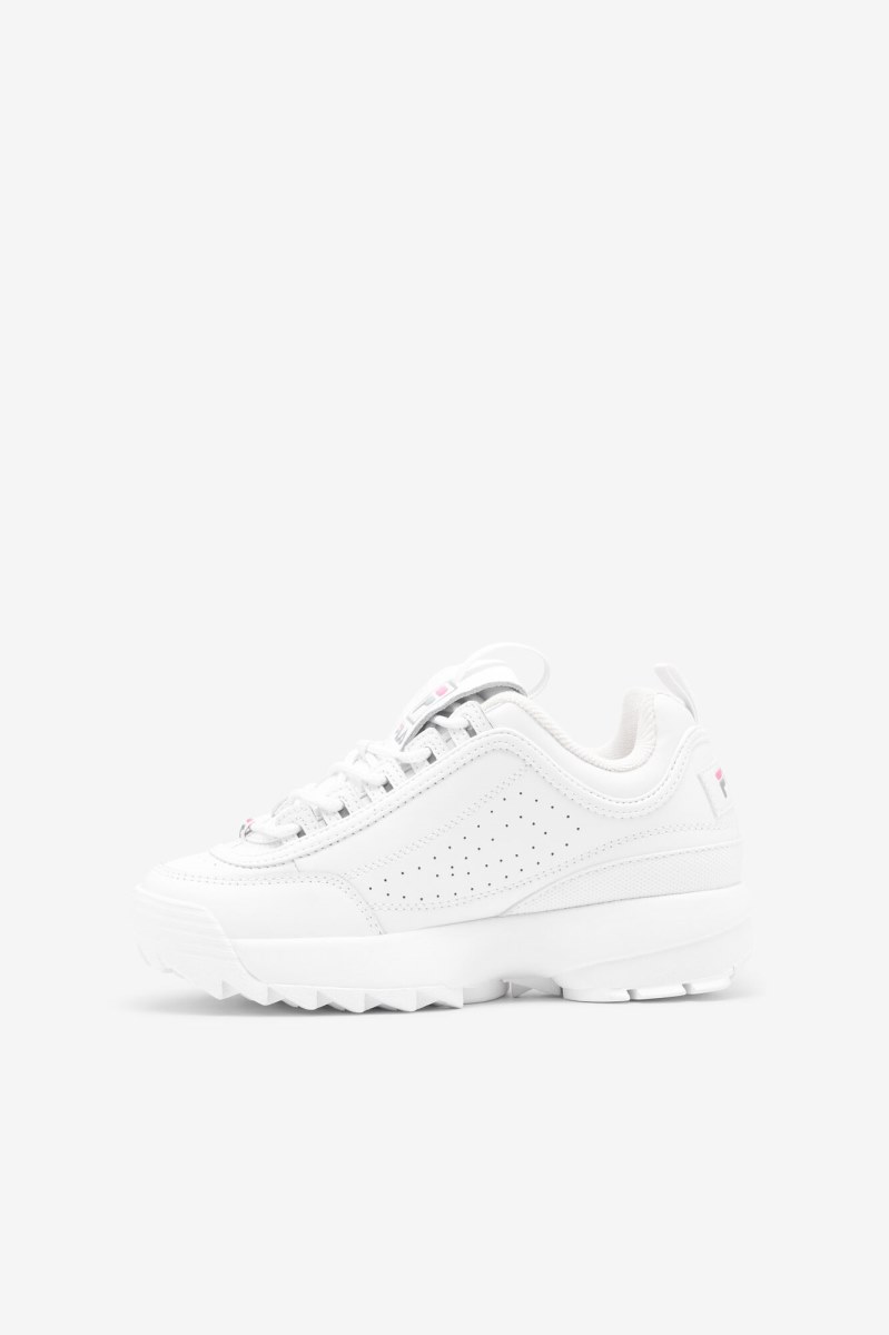 Fila disruptor 2 logo reveal Sneakers Børn Hvide Lyserød | 034-BJLPYF