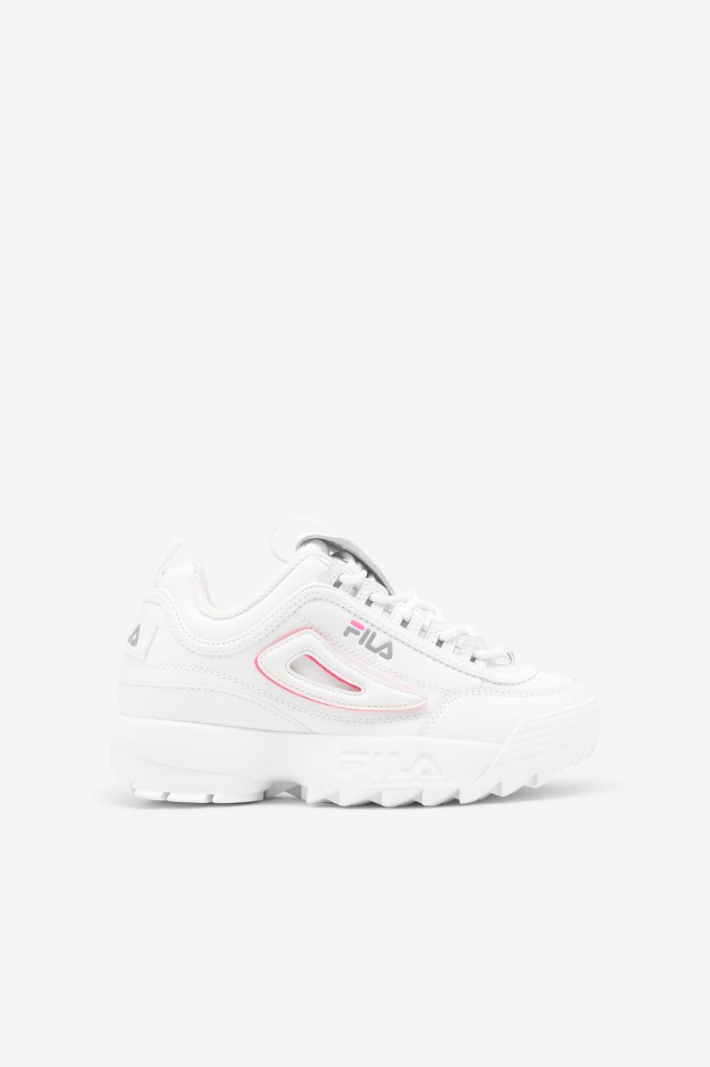 Fila disruptor 2 logo reveal Sneakers Børn Hvide Lyserød | 034-BJLPYF