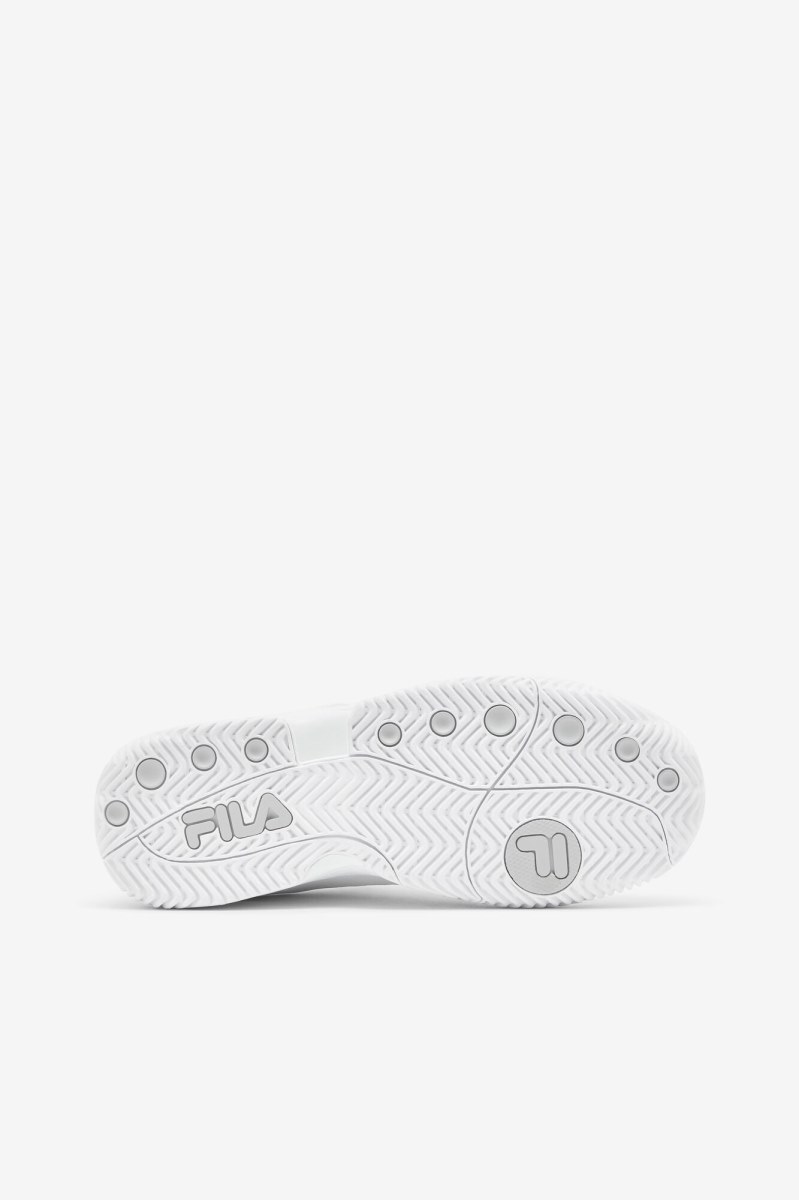 Fila double bounce Træningssko Dame Hvide Metal Sølv | 865-PAZKFE