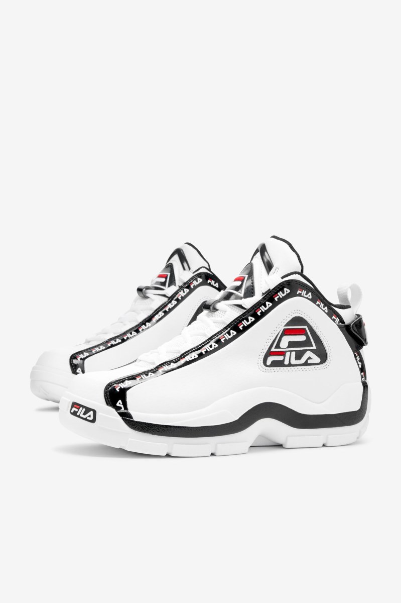 Fila grant hill 2 repeat Støvler Herre Hvide Sort Rød | 891-AQZRMB