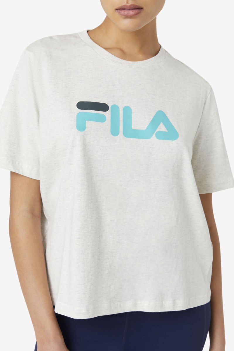 Fila miss eagle tee T Shirts Dame Blå Turkis | 263-PRIKYT